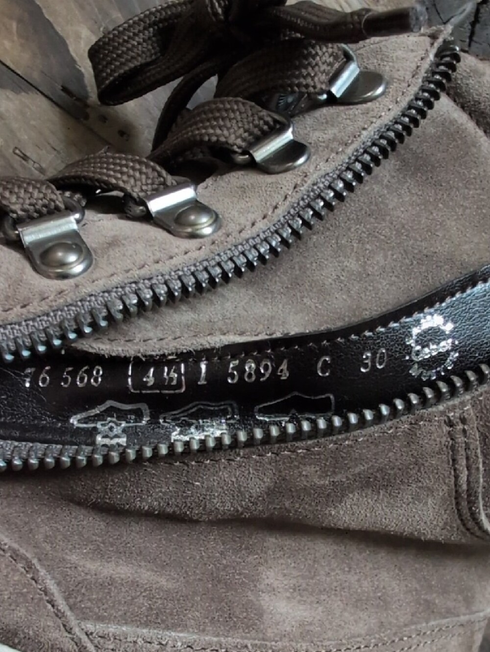 Gabor Brown Suede High-Top Sneakers 7 - Picture 3 of 8